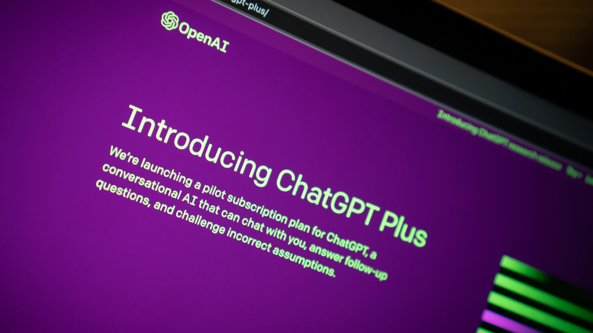 a close up of a computer screen with a purple background